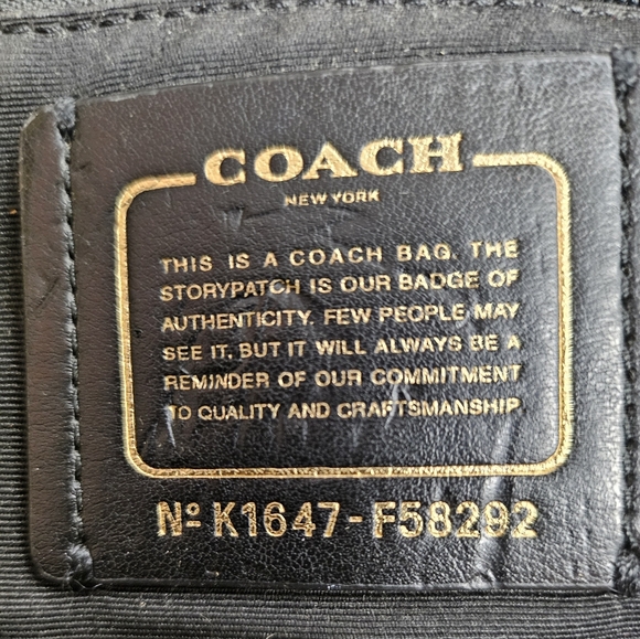 Coach Monogram Tote - Picture 7 of 9